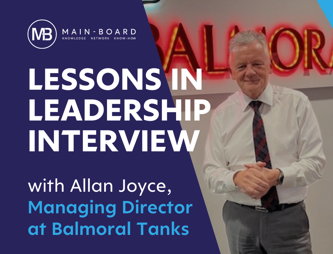 Lessons in Leadership Interview: Managing Director of Balmoral Tanks