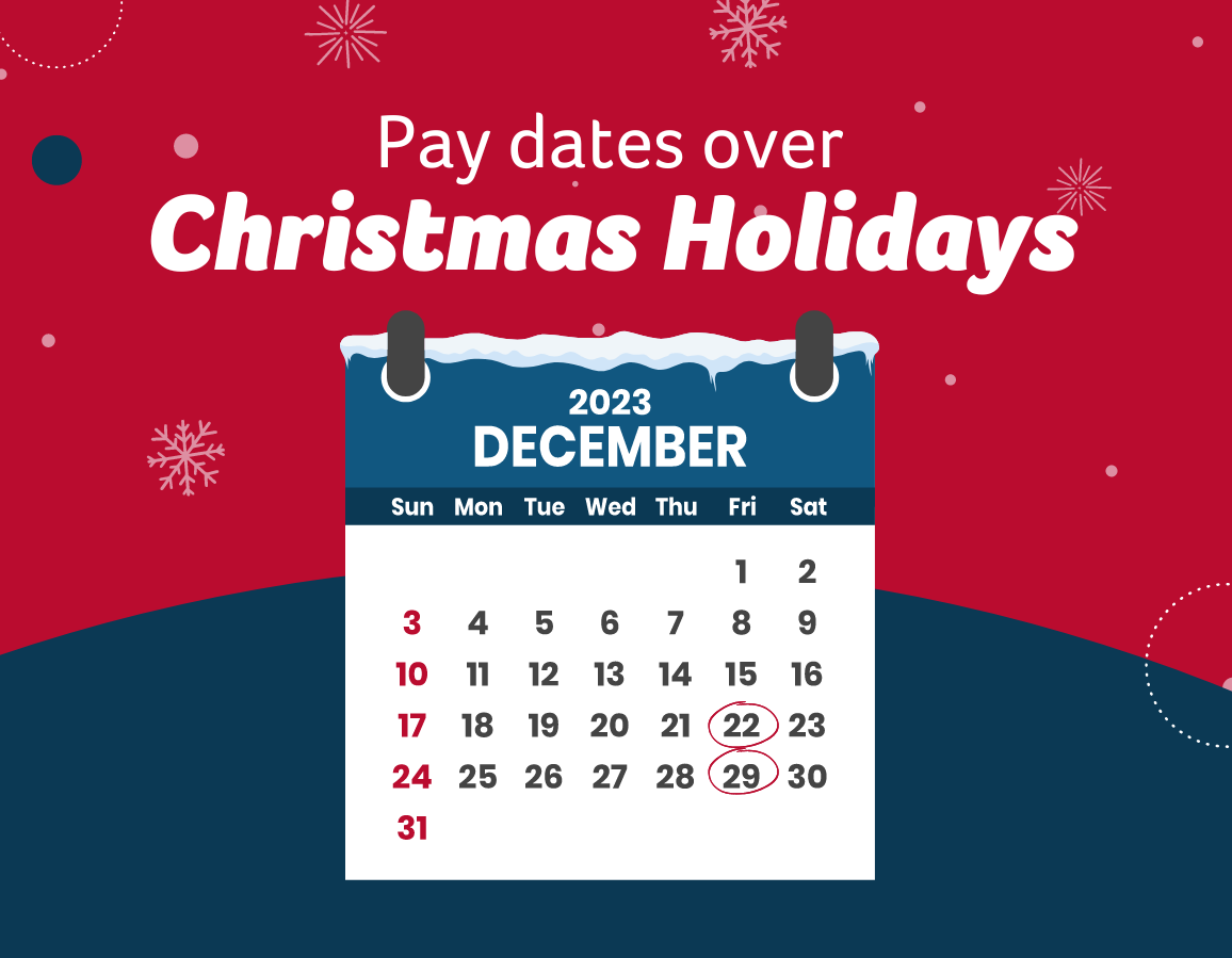 Your pay at Christmas
